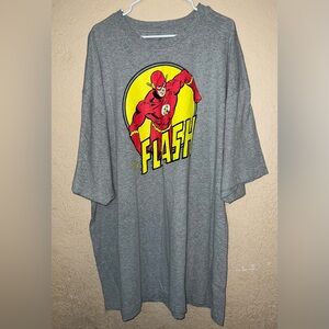 DC Gray Flash Logo T-Shirt